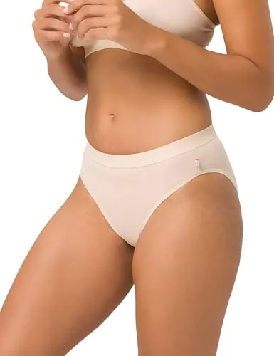 BeeDees Damen Slip Microfun Tai Nude | 40 in beige von BeeDees