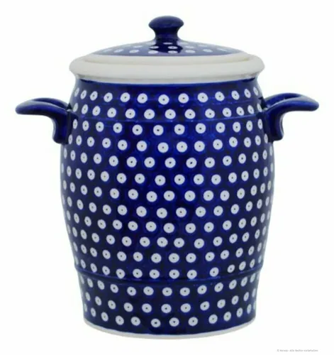 Original Bunzlauer Keramiktopf Rumtopf Mehrzwecktopf Einlegetopf 4.2 L im Dek 42