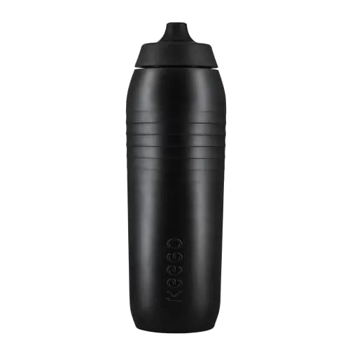 KEEGO Sportflasche 750ml | Elastisches Titan für reinen Geschmack - Trinkflaschen aus hochwertigem Titan schützen vor schädlichen Substanzen. Ideal für Sport und Alltag, leicht und quetschbar für ein bequemes Trinken.