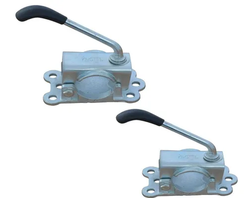 Knott Anhänger 2x Klemmhalter Ø48 mm - Guß -LBG48 - Klemmschelle für Stützrad/Stützen