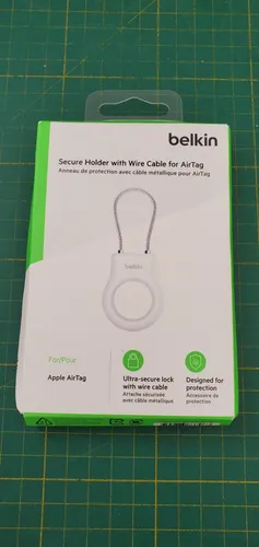 Belkin AirTag Anhänger mit Drahtseil MSC009BTWH in weiß von Belkin