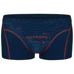 Ein schöner Fleck Erde Boxershorts Hochkönig Tiefblau XL - Herren Funktionswäsche: GOTS zertifizierte Boxershorts aus Bio-Baumwolle für höchsten Tragekomfort und optimale Bewegungsfreiheit, fair produziert in der EU.