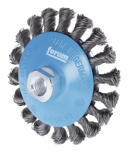Forum Kegelbürste Stahldraht M14 115 x 0,5 mm gezopft