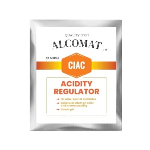 Alcomat Zitronensäure Lebensmittelqualität CIAC 1 x 10g - Zitronensäure Pulver Lebensmittelqualität für Wein, Bier & Destillate - Citric Acid Powder