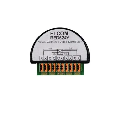 Elcom RED624Y Videoverteiler 4-fach, 2Draht UP schwarz