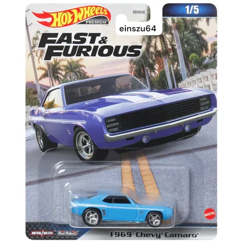 Hot Wheels 2023 - Fast & Furious - 1969 Chevrolet Camaro  - HKD24 - Premium
