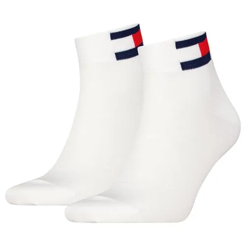 Tommy Hilfiger TH UNI TJ QUARTER 2P FLAG in weiß von Tommy Hilfiger