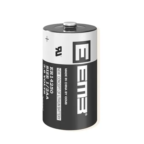 EEMB ER14250 1/2AA 3.6V Lithium Batterie Li-SOCL₂ Nicht wiederaufladbar Akkus XL-050F SB-AA02 LS14250 TL-5902 TL-2150 für Dogwatch Hundehalsband und einige Bewegungsmelder/Haussicherheitssystem