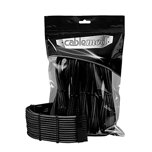CableMod Pro ModMesh 12VHPWR Kabelverlängerung - schwarz - Netzteile: Hochwertiges Kabelverlängerungskit für eine verbesserte Stromversorgung und optimierte Kabelorganisation.