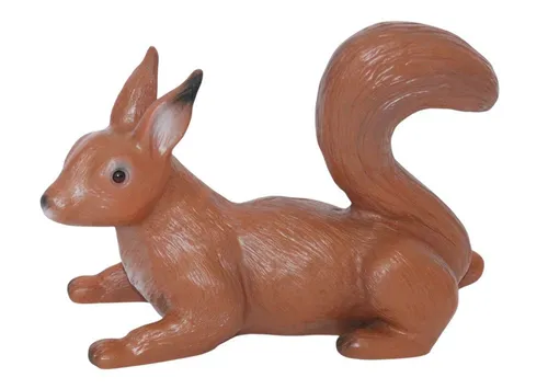 Deko Garten Figur Eichhörnchen 21 cm aus Kunststoff – Wetterfest und Handgefertigt - Diese charmante Eichhörnchenfigur bringt Leben in Ihren Garten! Sie ist frostfest und ideal für Balkon oder Terrasse. Handgefertigt und wetterbeständig, sorgt sie für ein naturnahes Ambiente.