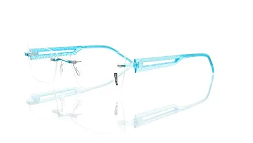 Switch it! Garnitur 2224A - Turquoise-White, Unisex - Brillen-Zubehör mit 2 Bügeln und 1 Mittelsteg, passend für jede switch it Brille. Individuelle Anpassung für optimalen Tragekomfort.
