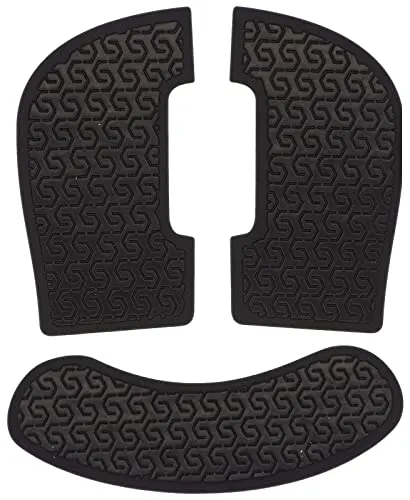 Corepad Soft Grips - Selbstklebende vorgeschnittene Anti-Rutsch Aufkleber für PC Gaming Mäuse (Black, Pulsar Xlite Wired/Wireless)