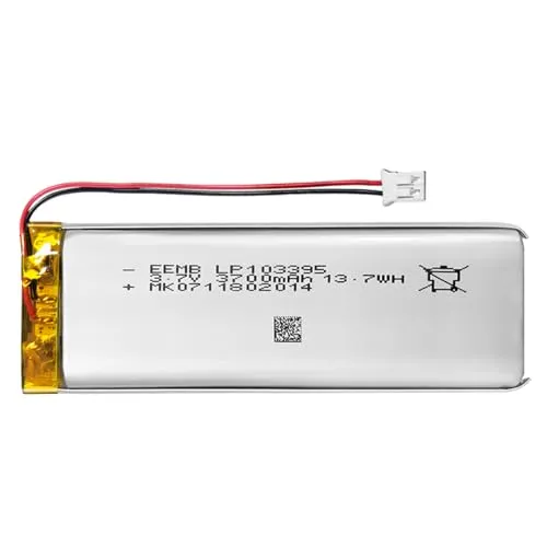 EEMB 3.7V Lipo Batterie Akku 3700mAh 103395 Lithium Polymer Batterien mit JST Stecker, Schutzplatine und Isolationsbeschichtung