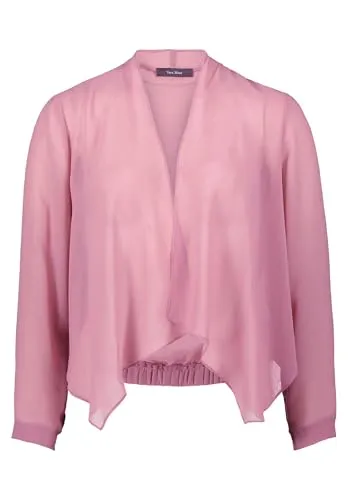 Vera Mont Damen Blusenjacke ohne Verschluss 42, Desert Rose - Funktionsjacke im Loose Fit mit langen Ärmeln, ideal für elegante Anlässe und vielseitig kombinierbar.