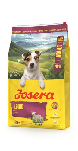 Josera Hundefutter Lamm & Reis – 5 X 900 G, Leicht Verdaulich, Für Mittelgroße & Große Hunde, Gut Für Fell & Haut