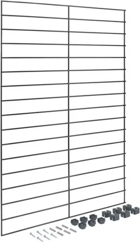 Metaltex Mural line Regalelement, 1-tlg. erweiterbar in schwarz von Metaltex