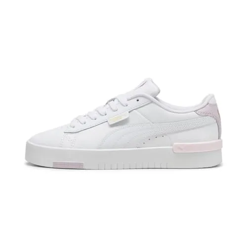 PUMA Damen Jada Renew Sneaker - White Gold Grape Mist Purple, 40.5 EU - Damen-Sneaker mit Step-In-Komfort-Einlegesohle für ultimativen Tragekomfort und stilvolles Design.