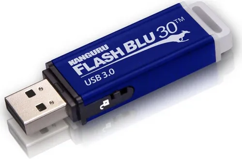 Kanguru FlashBlu30 USB 3.0 16 GB mit Schreibschutzschalter