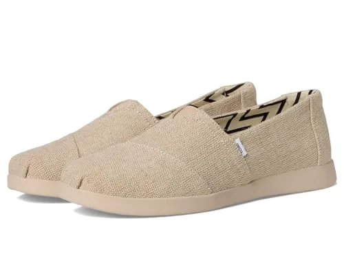 TOMS Damen Alpargata Plus Espadrille - Natürlicher und unbedruckter Heritage Canvas, Größe 37 EU - Espadrilles für Damen, umweltfreundliches Material und zeitloses Design für einen lässigen Look im Sommer.
