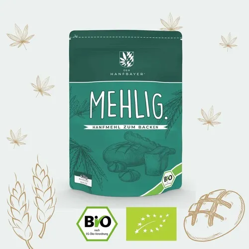  Der Hanfbayer - Bio Hanfmehl - MEHLIG. 420g Beutel 13,07€/kg