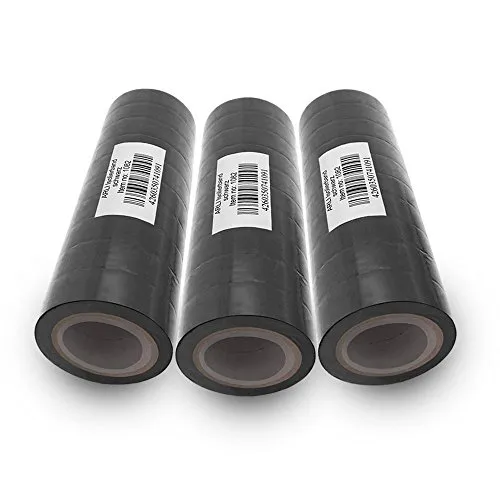 ARLI Isolierband 30x schwarz 10m je Rolle Klebeband Isolier band Isoband Universal selbstklebendes Klebe Band zum isolieren reparieren elektrischer Leitungen installation kfz 30 Stück