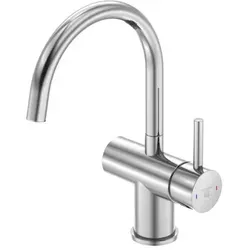 Steinberg Serie 100 Waschtischarmatur 1001500 - Waschtischarmatur mit schwenkbarem Auslauf und Ablaufgarnitur, ideal für moderne Badezimmer mit hoher Funktionalität.