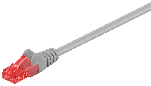 Goobay CAT 6 Patchkabel, U/UTP, Grau