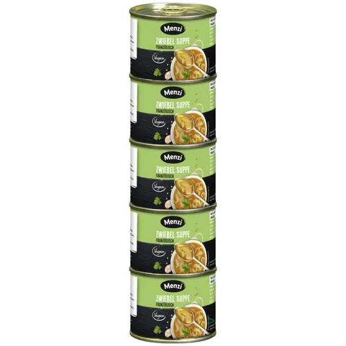 Menzi Zwiebelsuppe französisch 5x200ml Dose