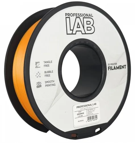 PLA+-Filament Orange Prof. Lab. 1,75 mm 1000 g 3D-Drucker