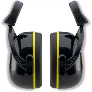 Uvex Helmkapselgehörschutz Pheos K2P - 30 dB Dämmung - Atem-, Augen- & Gehörschutz mit innovativer mechanischer Helmanbindung und extra softem Memory Foam für hohen Tragekomfort, ideal für Langzeiteinsätze.