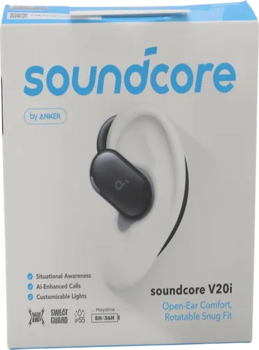 soundcore V20i von Anker Open-Ear Kopfhörer – Komfortabel, starker Bass & 36h Spielzeit