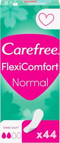 Carefree Flexicomfort Ohne Duft 44 Stk., Slipeinlage ohne Duft und ultradünnem FlexiComfort, extra sanft zur Haut, sie ist angenehm zu tragen, bietet Schutz, ist diskret