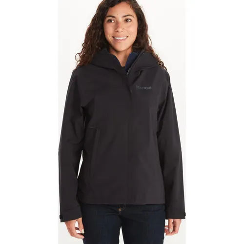 Marmot Damen PreCip Eco Pro Jacket - Wasserdichte und atmungsaktive Regenjacke - Funktionsjacke für Outdoor-Sport, 3-lagig, wind- und regendicht, mit Ventilations-Reißverschlüssen und verstellbarer Kapuze für optimalen Tragekomfort beim Wandern und Trekking.