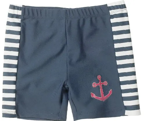 Playshoes Jungen Uv-schutz Badehose Schwimmhose Badeshorts Badebekleidung, Shorts Maritim, 134-140 EU