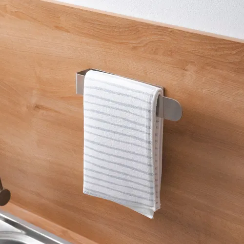 ELMOWO Edelstahl Handtuchhalter ohne Bohren Handtuchhalterung Halter für Küche