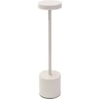 ML-Design LED Tischlampe Kabellos Touch Creme Ø8x34,5 cm Dimmbar