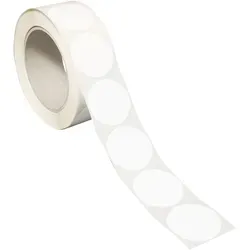 Stark haftende Markierungspunkte, 40 mm, Papier, weiß von SPRINTIS