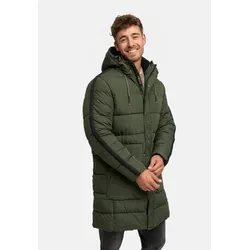 Indicode Winterjacke Herren INKenter Parka Winter Herrenjacke mit Kapuze und warmem Fleecefutter grün XL (56)