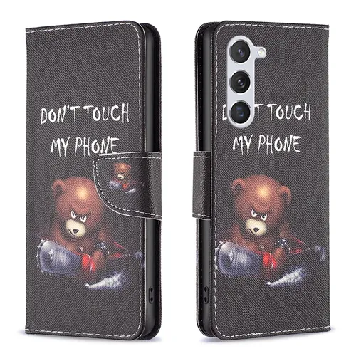 Für Samsung Galaxy S23 5G Kunst-Leder Handy Tasche Motiv 1 Hülle Etuis Schutz