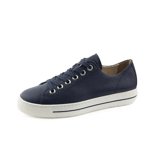 Paul Green Damen Low-Top Sneaker - Damen-Sneaker mit flacher Plateausohle aus leichtem EVA, ideal für Freizeit und Alltag. Hochwertiges Leder sorgt für Komfort und Stil.