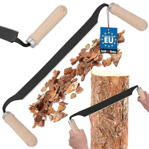 KOTARBAU® Geschmiedetes Zugmesser 280mm Wagnermesser Ziehmesser mit Schneidenbreite für Holz.