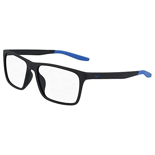 Nike Brille Größe 56 mm MATTE GRIDIRON,PACIFIC BLUE, EYE SIZE: 56 BRIDGE: 15 HORIZONTAL MEASUREMENT: 56,1 VERTICAL MEASUREMENT: 38,8