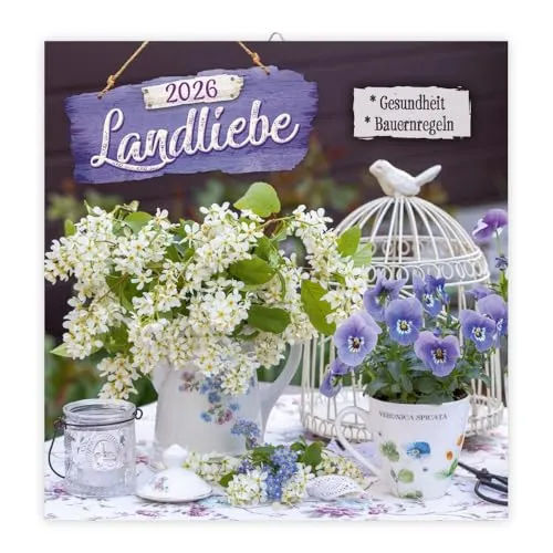 Trötsch Broschürenkalender Landliebe 2026: Wandplaner