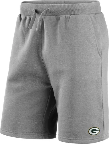 Fanatics - NFL Green Bay Packers Primary Logo Graphic Sweat Shorts : Grau XL Farbe: Grau Größe: XL