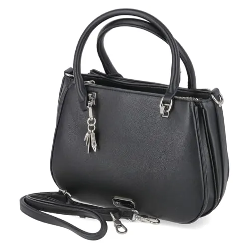 TAMARIS Shopper TAS Katharina – Elegante Handtasche für Damen - Stylischer Shopper aus hochwertiger Feinsynthetik mit Reißverschluss. Ideal für Office und Freizeit, bietet viel Platz und ein edles Design. Praktisch mit verstellbarem Umhängeriemen und doppeltem Tragegriff.