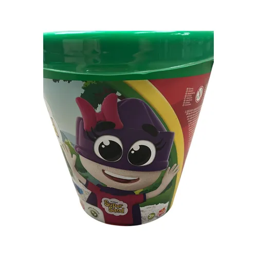 SUPER SAND Aufbewahrungseimer, Blau, Mehrfarbig