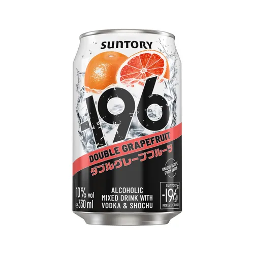 Beam Suntory -196 Double Grapefruit Vodka & Shochu Mixed Drink 330 ml