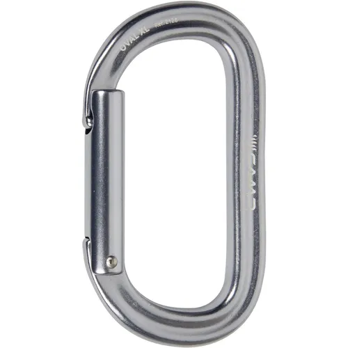 Camp Oval XL Karabiner (Größe One Size, silber)