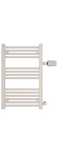 MERT Austausch Badheizkörper 500x800 mm, weiß - Heizkörper für effiziente Wärme, Breite: 500 mm, Höhe: 800 mm, ideal für Zentralheizung und Elektrobetrieb, inklusive Wandhalterungen und Stopfen.