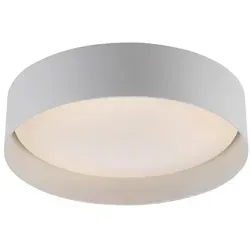 SCHÖNER WOHNEN LED-Deckenleuchte Tavoli 28,5 cm - Moderne LED-Deckenleuchte aus hochwertigem Aluminium und Metall in Weiß. Ideal für stilvolle Akzente in jedem Raum.